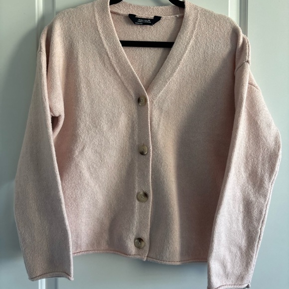 Member's Mark Sweaters - Chic Blush Pink Button-Up Cardigan